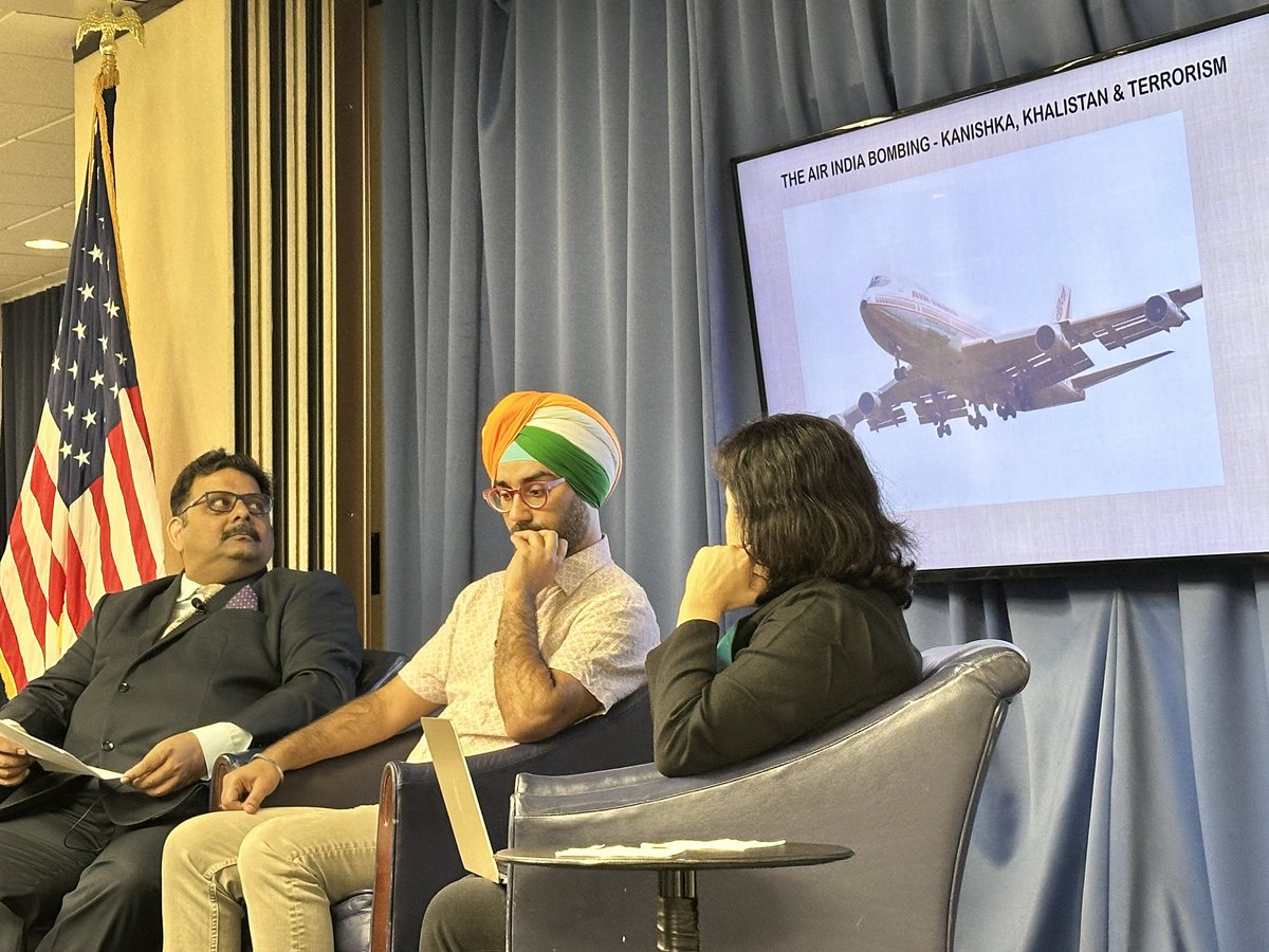 Rohit Sharma 🇺🇸🇮🇳 (@dcwaladesi) on Twitter photo .<a href="/puneet_sahani/">Puneet Sahani</a> <a href="/sjlazars/">Sanjay Lazar</a> in conversation with <a href="/poonam_s/">Poonam Sharma</a> at <a href="/PressClubDC/">National Press Club</a> on 40 years of Kanishka Bombing. <a href="/HinduACT/">HinduACTion</a>
#KhalistaniTerrorists #Terroristattack .<a href="/puneet_sahani/">Puneet Sahani</a> <a href="/sjlazars/">Sanjay Lazar</a> in conversation with <a href="/poonam_s/">Poonam Sharma</a> at <a href="/PressClubDC/">National Press Club</a> on 40 years of Kanishka Bombing. <a href="/HinduACT/">HinduACTion</a>
#KhalistaniTerrorists #Terroristattack