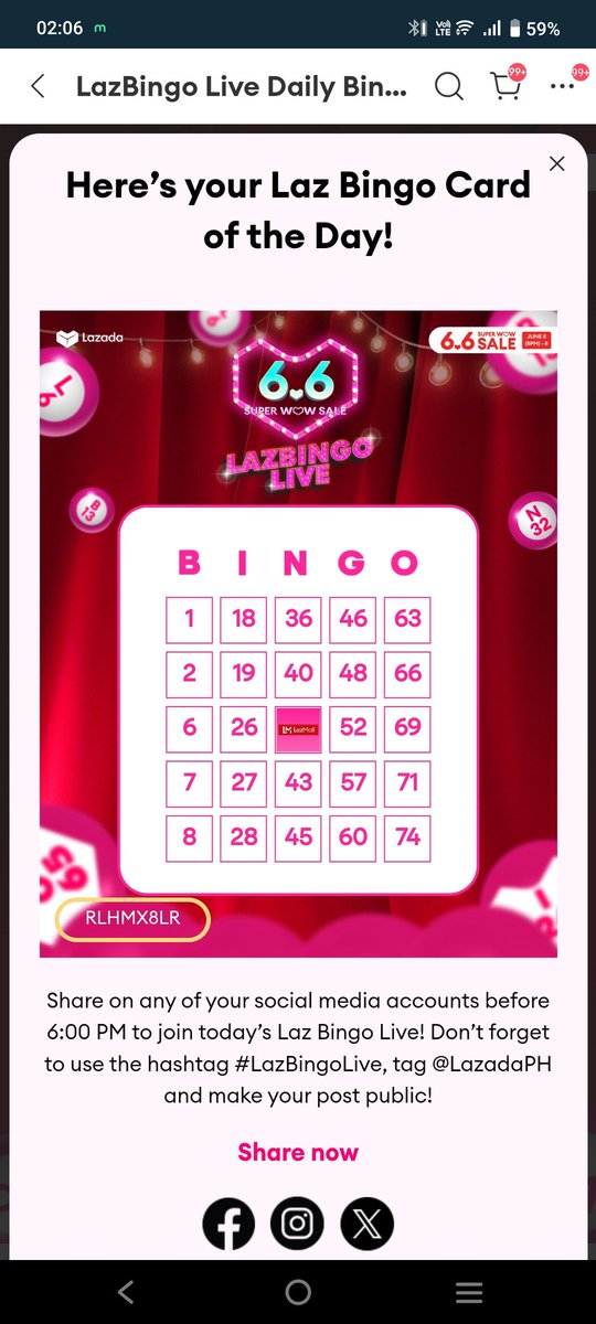 #LazBingoLive <a href="/LazadaPH/">Lazada Philippines</a>