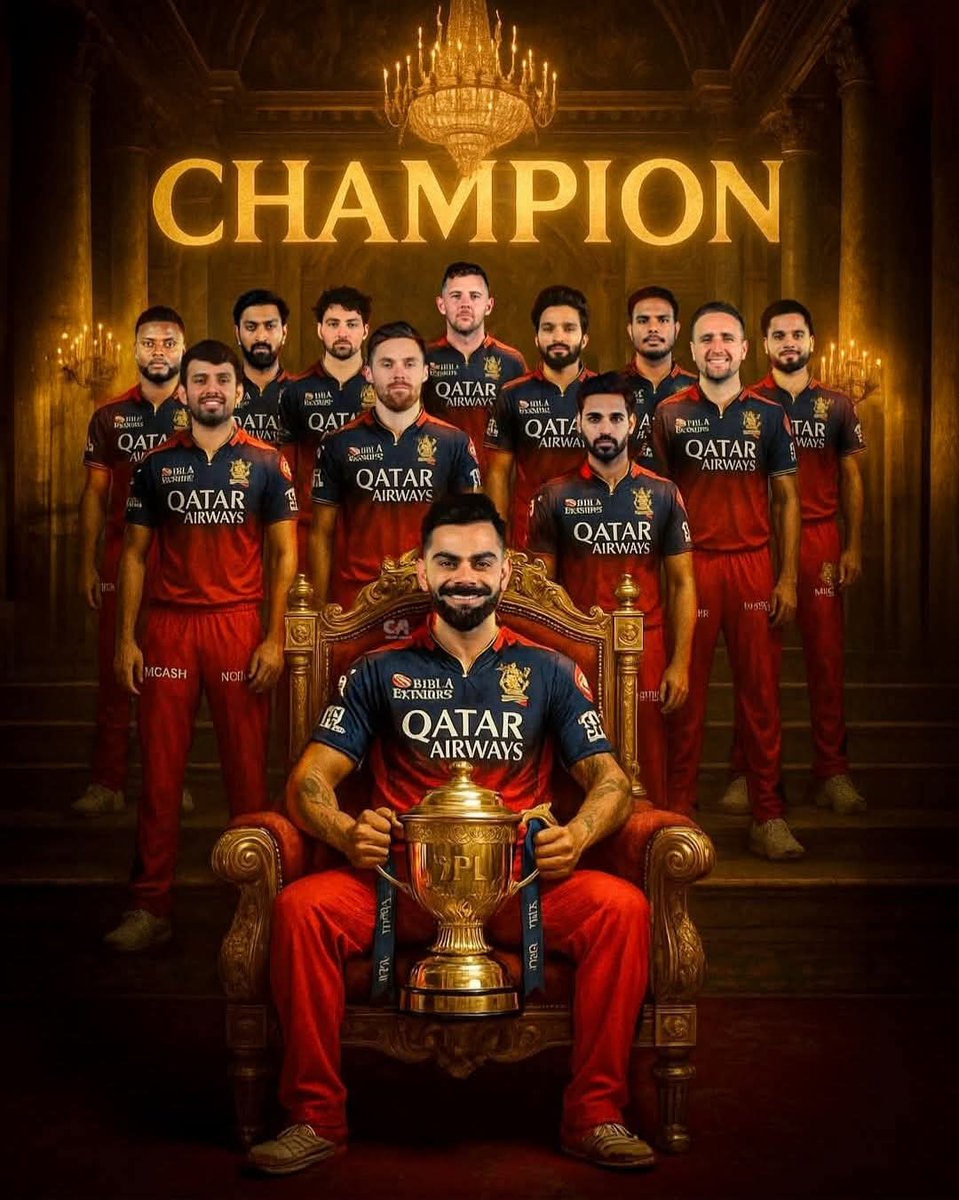 18 सालों का इंतजार खत्म बधाई हो  ❤️🌸
#RCBvsPBKS #RCB