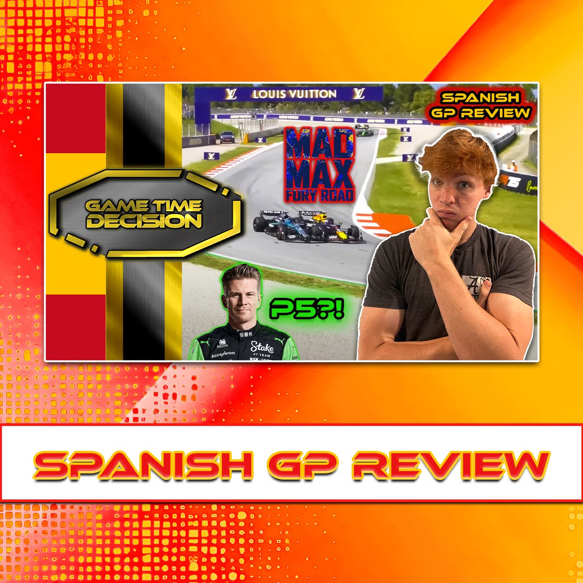 GTD_2024's tweet photo. Our Spanish GP Review episode is now live! Go tune in to get all our thoughts and reactions from the Max vs Russell incident, McLaren's strong performance, and more! #Formula1 #SpanishGP 
https://t.co/ElmWhVf09F https://t.co/APv6ZvEQUV