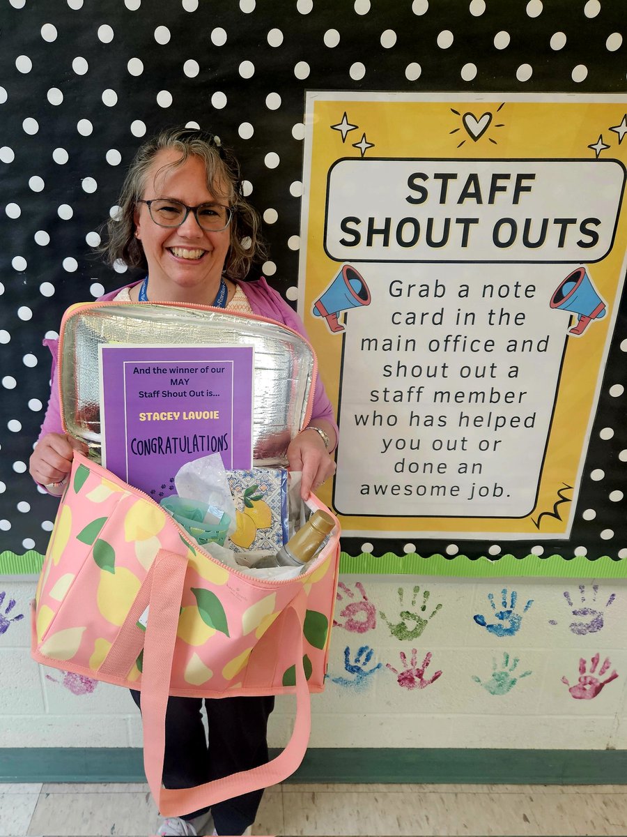 Tania Kelly (@taniakelly_vp) on Twitter photo Congrats, Mrs. Stacey LaVoie on being our Staff Shout Out recipent for the month of May! π π Thank you for all you do for our Cougars and our school community each and every day! ππ€πΎ May this prize brighten your day the citrus way π <a href="/CopperHillES/">Copper Hill</a> <a href="/JLockettTeach/">Jesse Lockett</a> Congrats, Mrs. Stacey LaVoie on being our Staff Shout Out recipent for the month of May! π π Thank you for all you do for our Cougars and our school community each and every day! ππ€πΎ May this prize brighten your day the citrus way π <a href="/CopperHillES/">Copper Hill</a> <a href="/JLockettTeach/">Jesse Lockett</a>