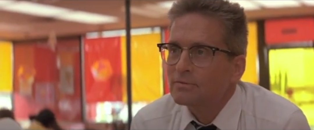 "We stopped serving breakfast at 11.30"
"Rick, have you ever heard the expression 'the customer is always right?" 

#NowWatching FALLING DOWN (1993)