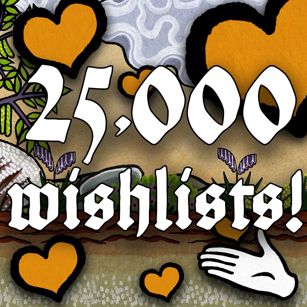 We’re honestly blown away, what a way to start the #SteamNeoFest

Over 25,000 people have wishlisted Legends of the Round Table on Steam!👑

Thank you all so much for the love &amp; support♥️ 
 
#Indiegaming #indiedev #steam