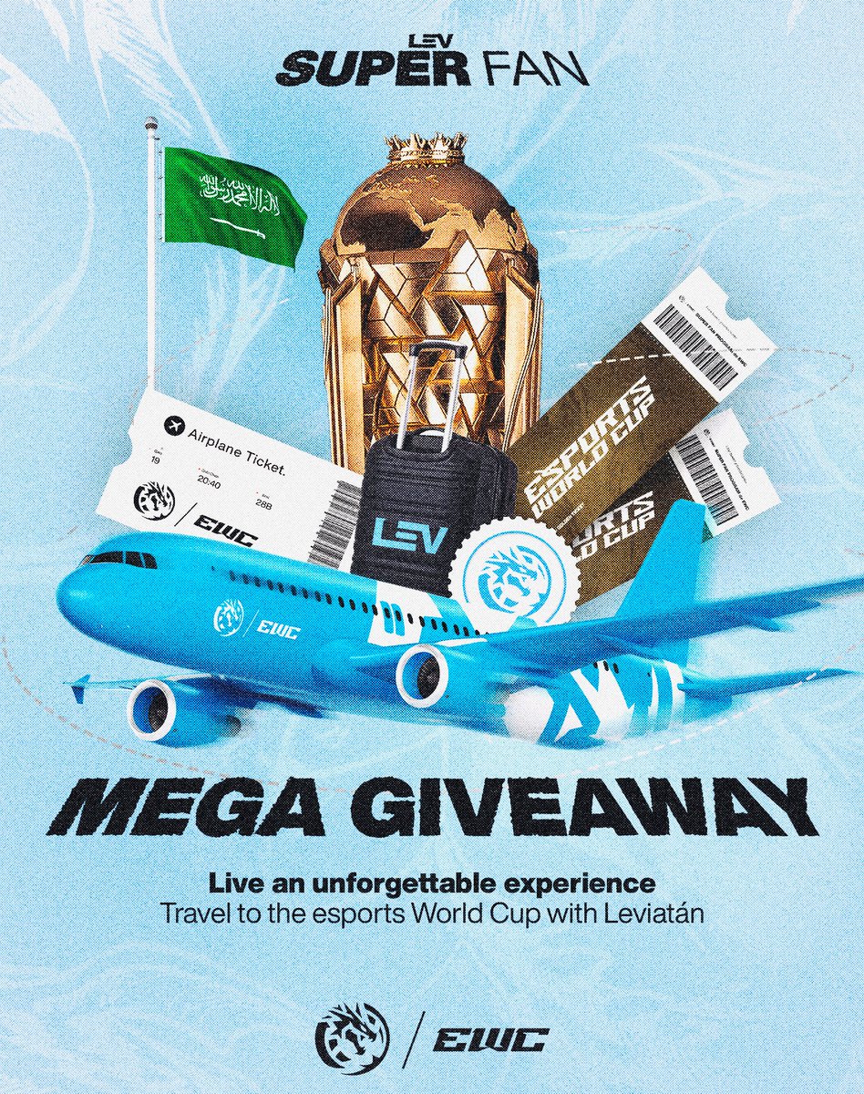 MEGA GIVEAWAY! 🇸🇦

We're giving away 30 trips to Saudi Arabia so you can have the chance to join us at #EWC2025!

Find all the ways to participate at:

▶️ levsuperfan.leviatan.gg