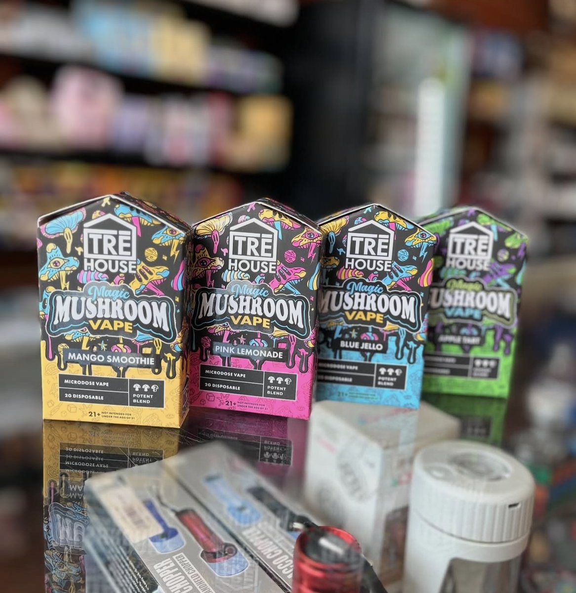 TheRealTREHouse's tweet photo. Decisions.... decisions... Why not try them all!!  Don't forget to use our promo code LIFTED to get 5% off when you purchase 2 items or 10% off when you buy 3 items or more! https://t.co/KtExrrbqZK