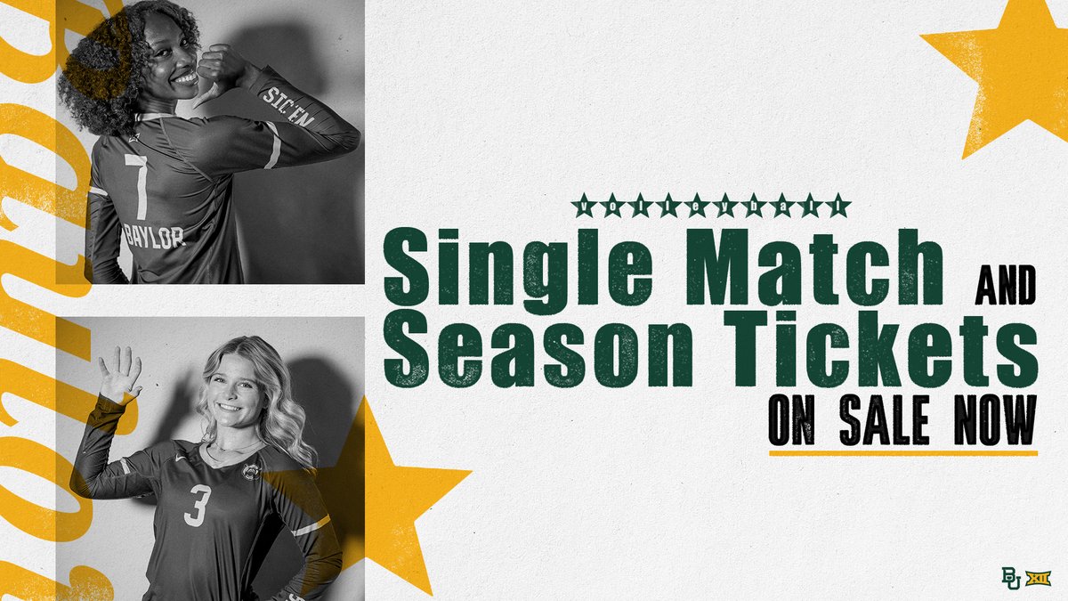 BaylorVBall's tweet image. 🗣️it's ticket time!
🎟️baylorbea.rs/VBTix
📆baylorbea.rs/VBSchedule
📰baylorbea.rs/43qNbpr
#SicEm🐻🏐