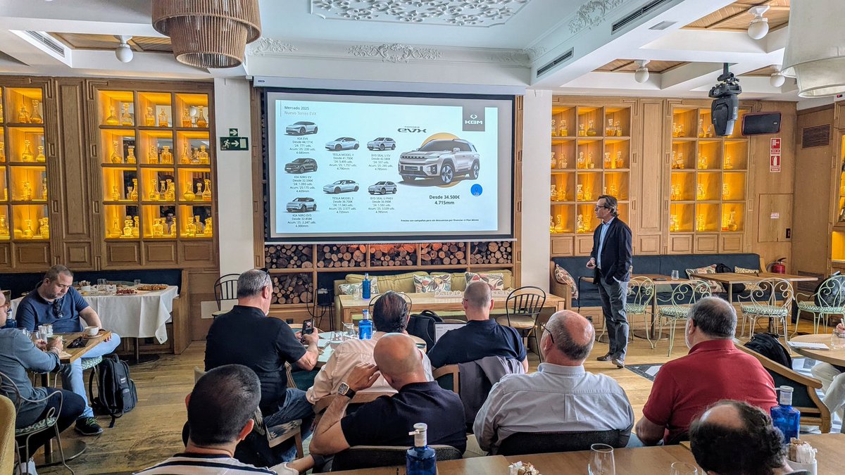 Arrancamos semana eléctrica. Primer día de presentación a la prensa del nuevo <a href="/KGMEspana/">KGM España</a> Torres EVX.
