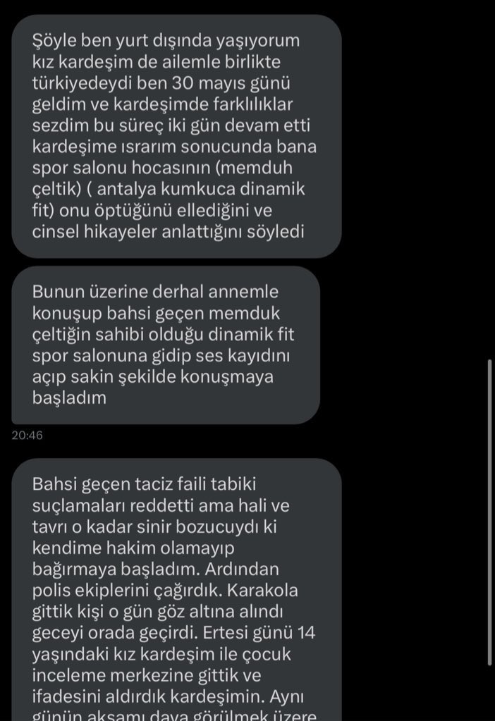 zeyno_citlembik's tweet photo. Spor eğitmeni olacak şahıs 14 yaşındaki kız çocuğuna cinsel saldırıda bulunmuş ve şu an serbest. #MemduhÇeltikTutuklansın https://t.co/kHI57W6g2R