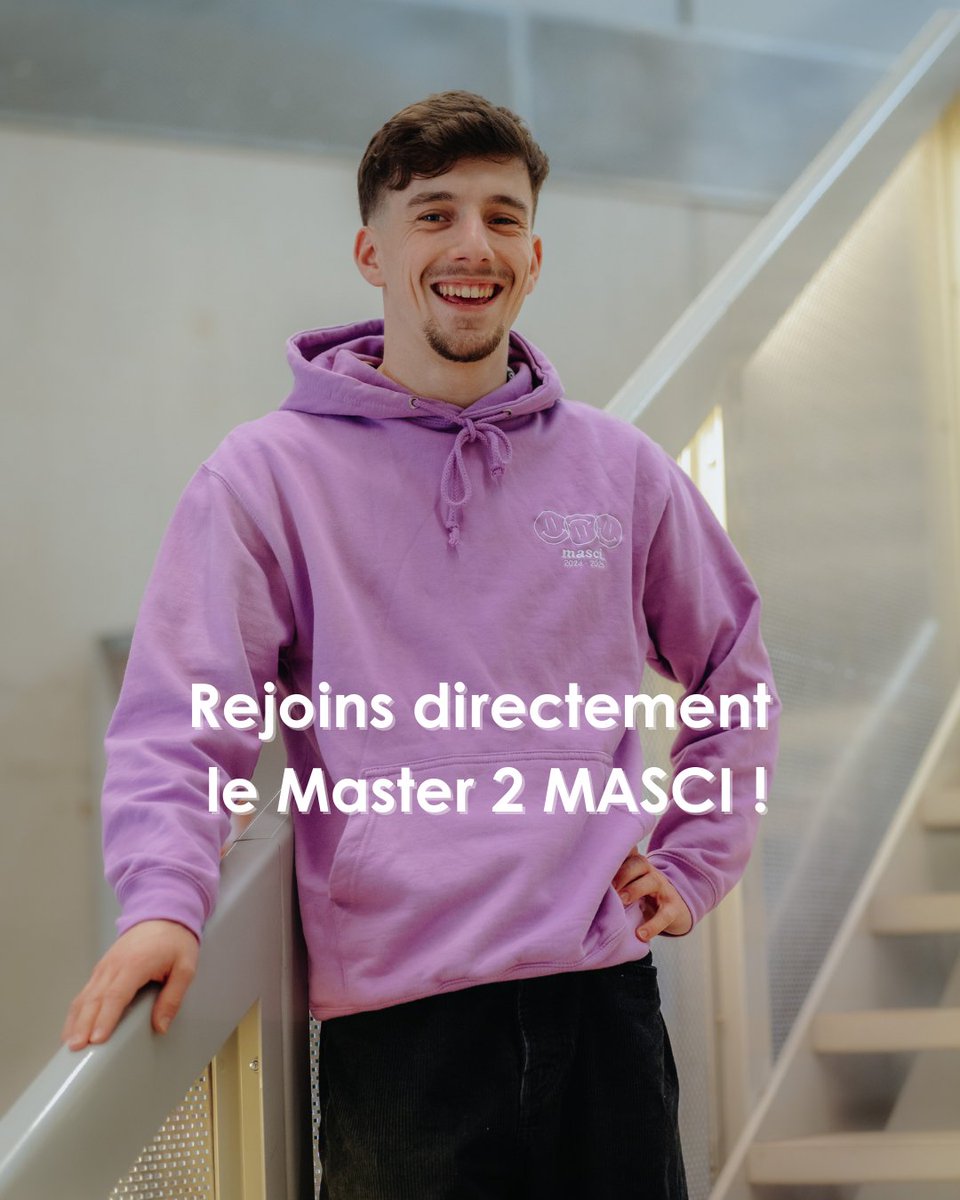 Envie de rejoindre directement le M2 MASCI ? Découvre les conditions d’entrée 👇🏼

Crédits photo : <a href="/Manon/">.</a> Monier

#MASCI #Master #Communication #Etudes #Alternance #Candidature #M2