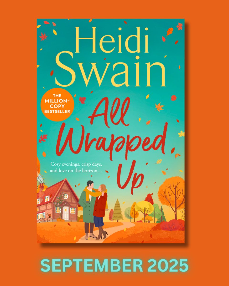 Have you ever seen something look so autumnal?! It’s #CoverReveal day for <a href="/TeamBATC/">BooksAndTheCity</a> author for <a href="/Heidi_Swain/">Heidi Swain 🌞🧡🌞</a>’s new book called ‘All Wrapped Up’ and it’s a stunner, looking forward to cosying up with this one! simonandschuster.co.uk/books/All-Wrap…