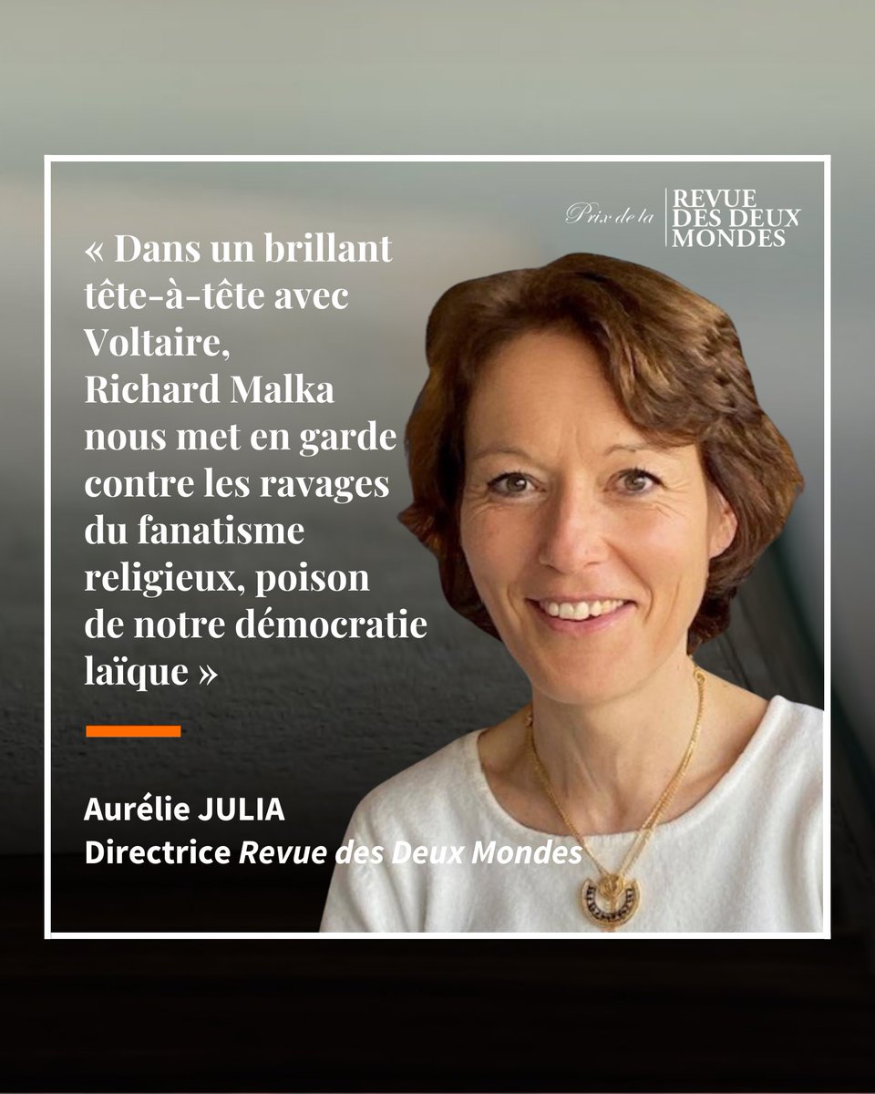 [ PRIX DE LA REVUE DES DEUX MONDES ]

<a href="/aureliejuliaR2M/">Aurélie JULIA</a> : « Après Dieu est un livre nécessaire et salutaire. »

🔸 Richard Malka, lauréat du prix de la <a href="/Revuedes2Mondes/">Revue des Deux Mondes</a> 2025 ! 🥂

📖 Après Dieu <a href="/EditionsStock/">Éditions Stock</a>