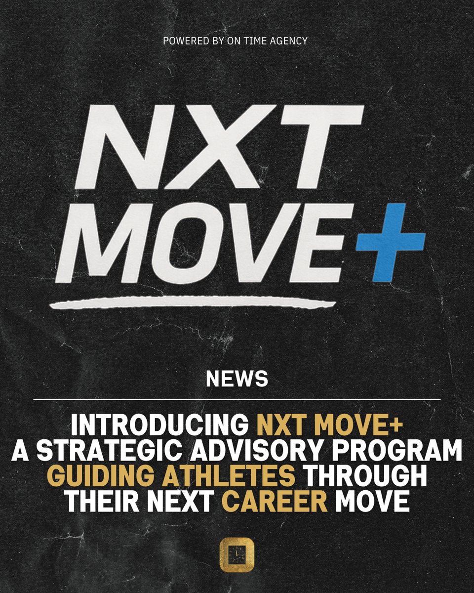 📣 ANNOUNCEMENT: Introducing NXT MOVE+ @nxtmoveplus  — a strategic athlete advisory + NIL support. Helping athletes make their next move. NXT MOVE+ is here to support the evolving journey of today’s athlete.  #NIL

Powered by @ontimeagencygroup
Learn more: nxtmoveplus.com