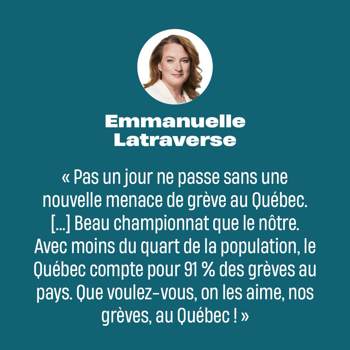 Le Journal de Montréal (@jdemontreal) on Twitter photo OPINION | Nos grèves, on les aime au Québec!
Lisez la chronique d'<a href="/elatraverse/">Emmanuelle Latraverse</a> ici: journaldemontreal.com/2025/06/03/nos… OPINION | Nos grèves, on les aime au Québec!
Lisez la chronique d'<a href="/elatraverse/">Emmanuelle Latraverse</a> ici: journaldemontreal.com/2025/06/03/nos…