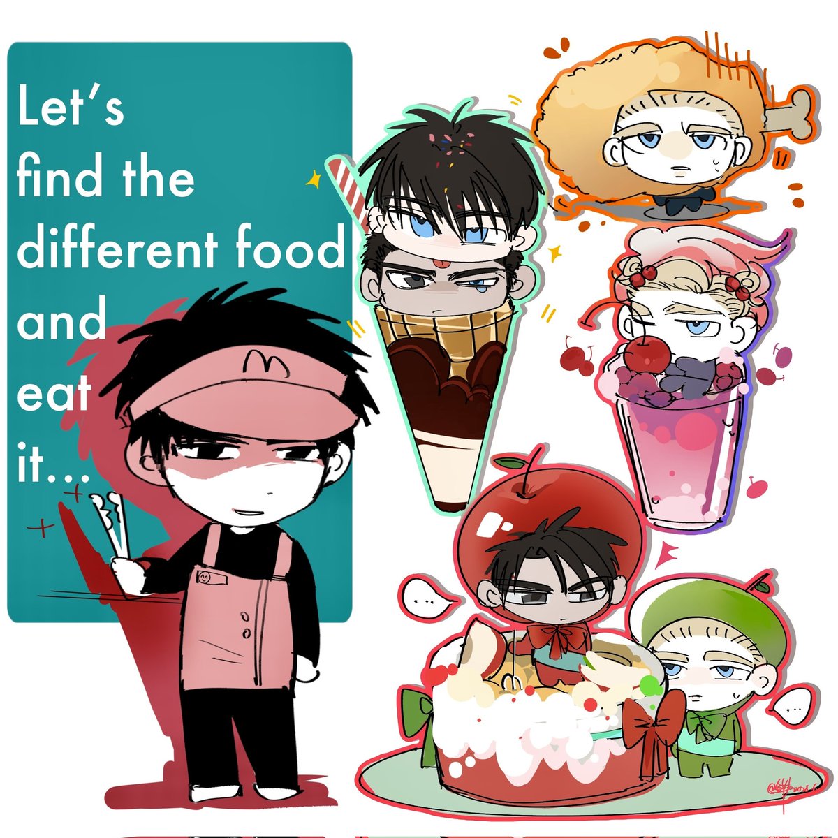 #셔트라인 #shutline 
来玩游戏吧，不一样的食物会被夹走吃掉哦=_-🔪