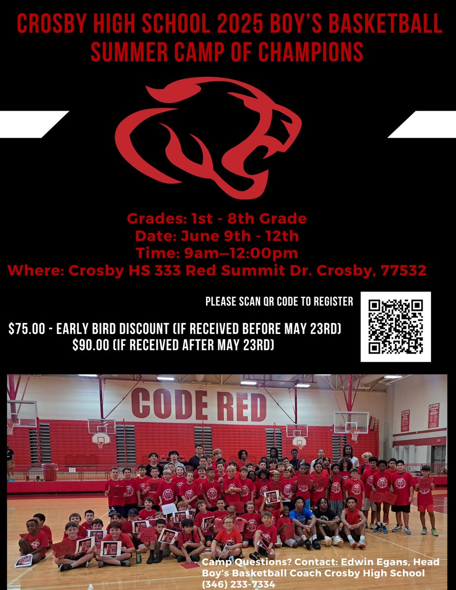 Camp starts next week!!!!