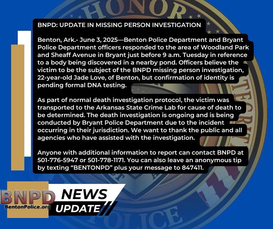 Benton Police Dept. tweet media