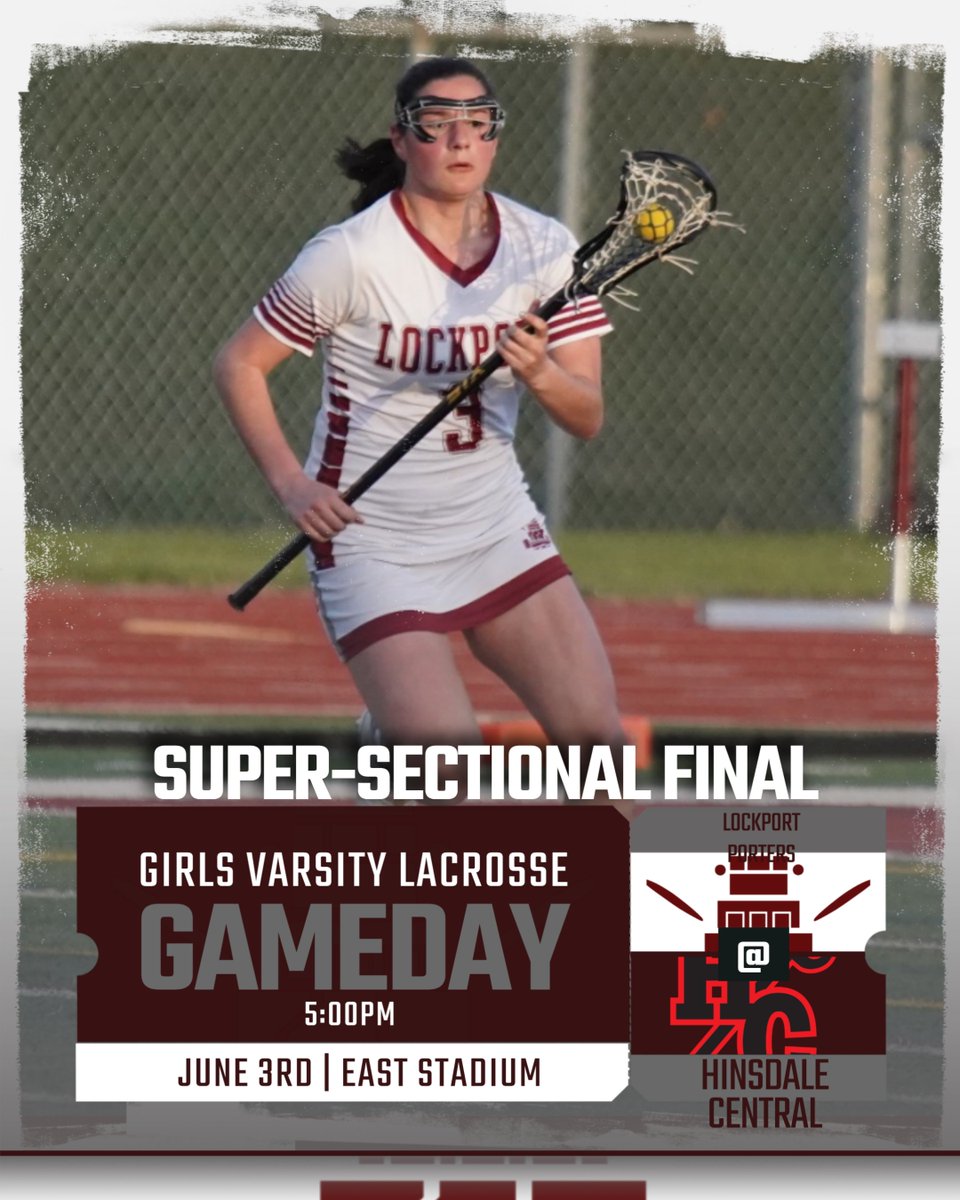 Lockport Athletics (@lthsathletics) on Twitter photo Best of Luck <a href="/LTHS_Girls_Lax/">Lockport Girls Lacrosse</a> tonight as the face-off against Hinsdale Central in the Super-Sectional Finals tonight in the East Stadium. #porterpride #notdoneyet Best of Luck <a href="/LTHS_Girls_Lax/">Lockport Girls Lacrosse</a> tonight as the face-off against Hinsdale Central in the Super-Sectional Finals tonight in the East Stadium. #porterpride #notdoneyet