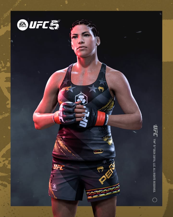 First look of Julianna Peña’s custom fight kit ahead of #UFC316 😤🔥