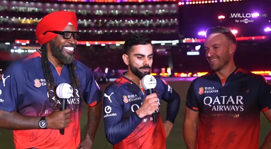 Gayle and ABD Joins the party❤️😍🥳
