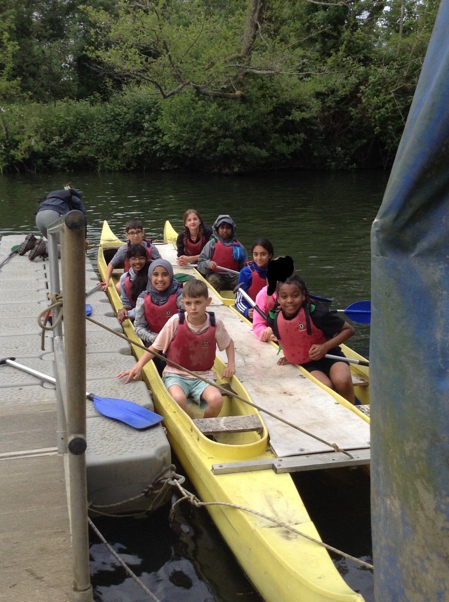 Year 6 have arrived back from their bell boating session