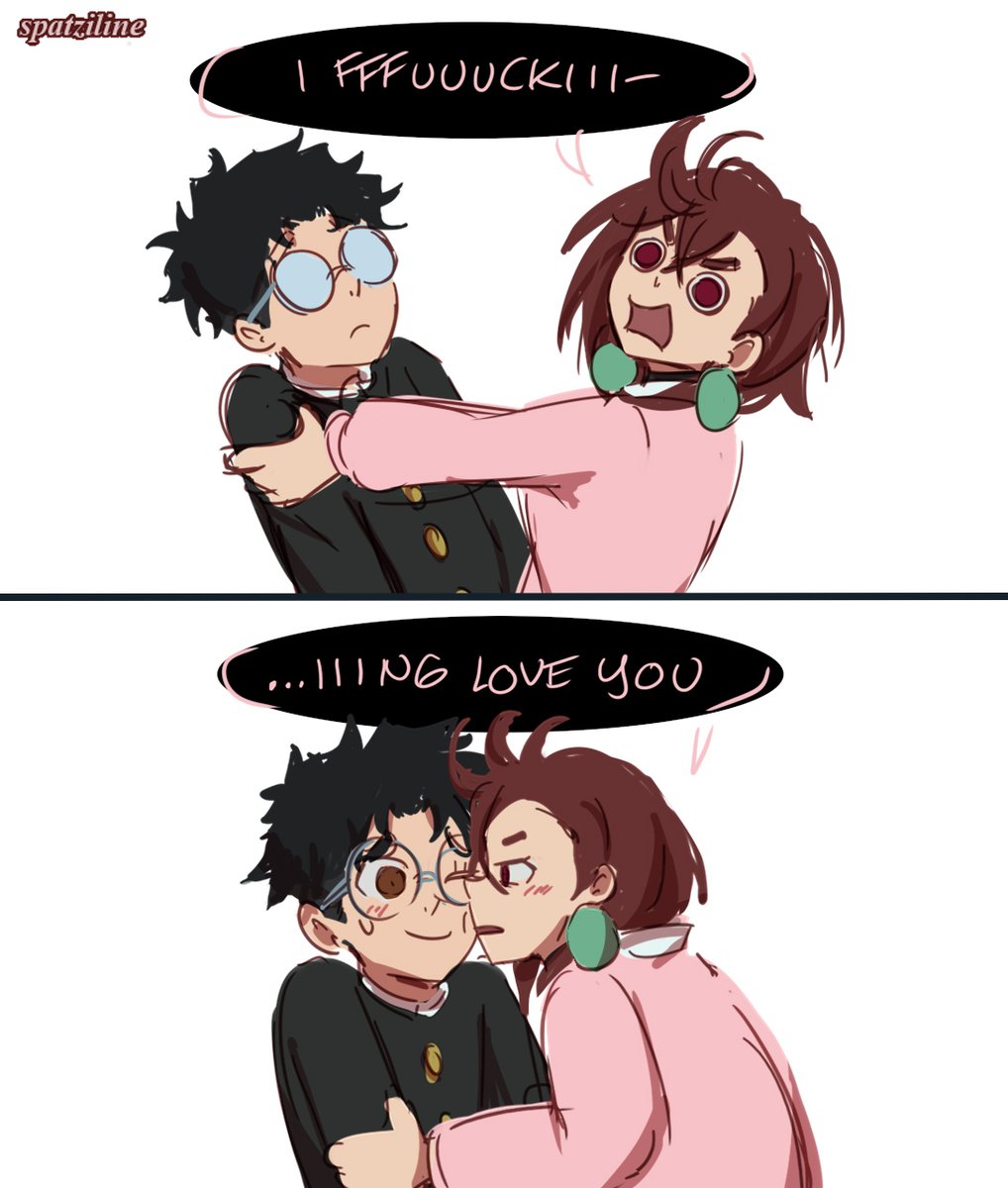 Momo LOVES Okarun, yes the meme #Dandadan #momokarun 