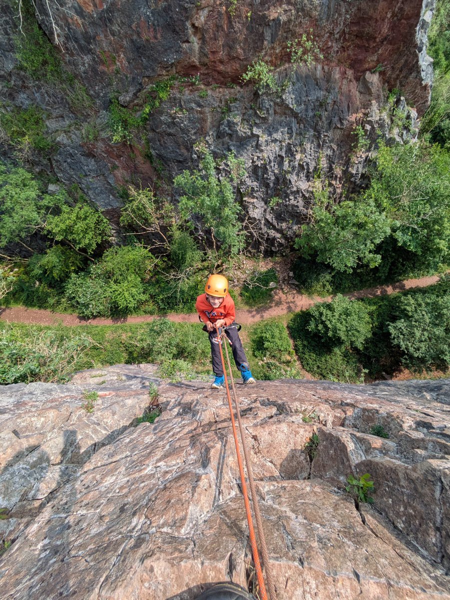 More abseiling from today 🧗🧗‍♀️