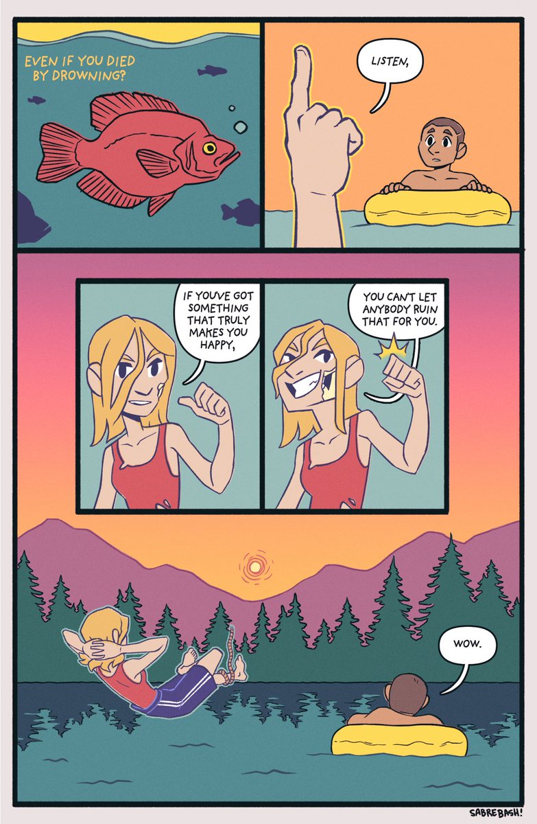 sabrebash's tweet image. Swimmer
#comic #comics