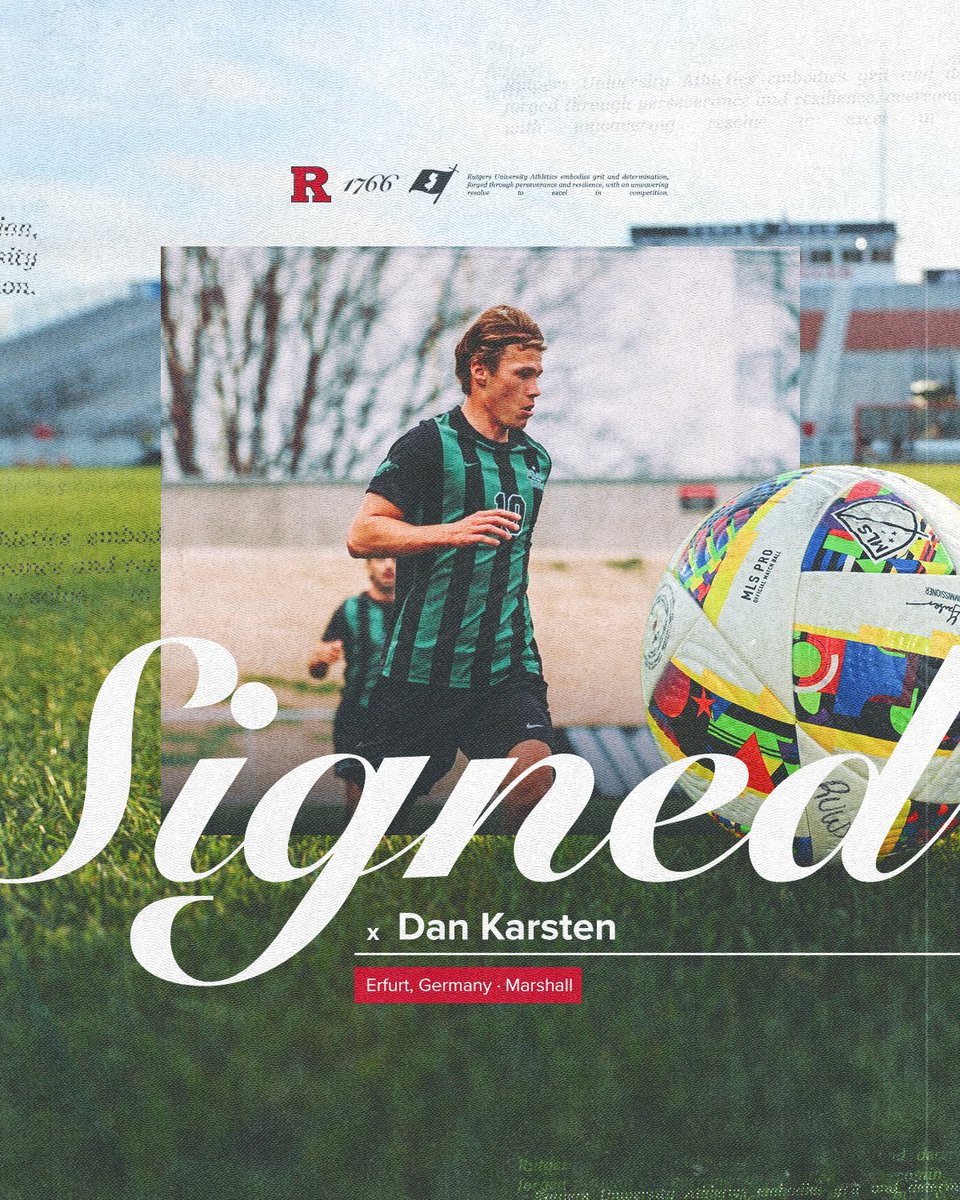 Official ✍️🇩🇪

📍 Erfurt, Germany 
⚽️ Marshall

#GoRU | #RUMS