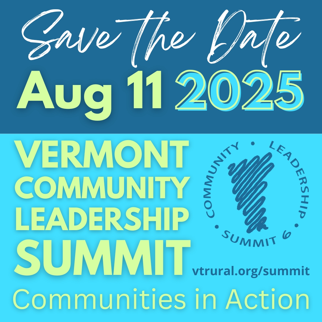 Vermont Community Foundation (@vermontcf) on Twitter photo Save the date for the <a href="/VTRuralDev/">VT Council Rural Dev</a> 2025 Vermont Community Leadership Summit: Communities in Action!
Join hundreds of Vermonters to explore how we work together to get things done, even when times are tough and resources are limited.
Learn more: vtrural.org/summit Save the date for the <a href="/VTRuralDev/">VT Council Rural Dev</a> 2025 Vermont Community Leadership Summit: Communities in Action!
Join hundreds of Vermonters to explore how we work together to get things done, even when times are tough and resources are limited.
Learn more: vtrural.org/summit