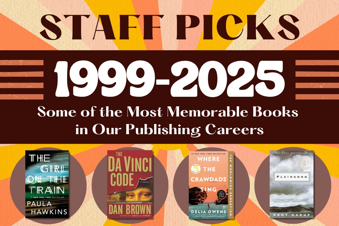 Recently, we were reminiscing about special books that stand out in our publishing careers - and we've gathered some of our most memorable staff picks spanning more than 3 decades. Check them out! borrowreadrepeat.com/memorable-book…