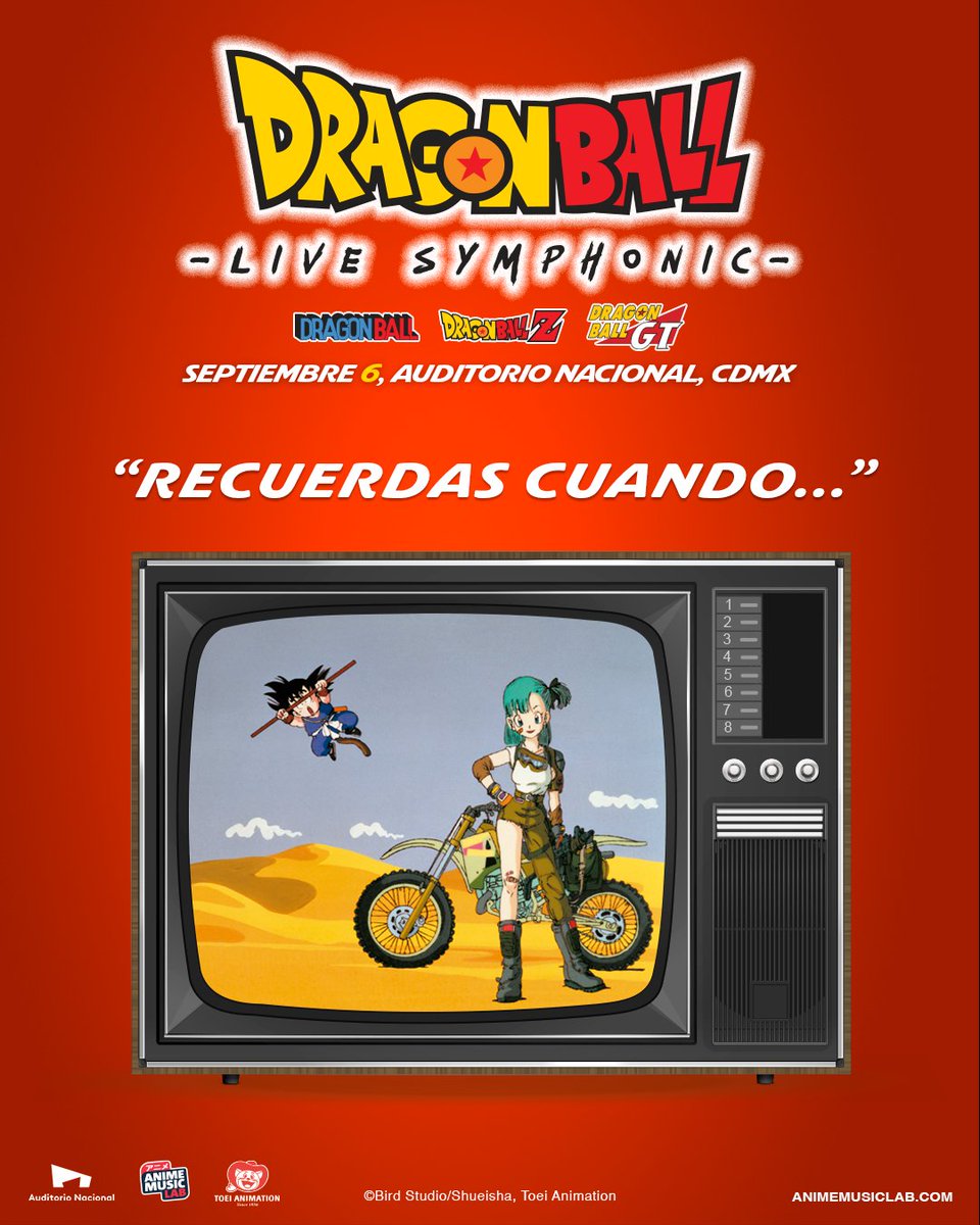 AnimeMusicLab (@animemusiclab) on Twitter photo ¿Qué era de tu vida cuando escuchaste por primera vez "Romance Te Puedo Dar"?
🎟️Compra tus boletos para el #DragonBall #LiveSymphonic en taquilla del <a href="/AuditorioMx/">Auditorio Nacional</a> y <a href="/Ticketmaster_Me/">Ticketmaster México</a>:
ticketmaster.com.mx/dragon-ball-sy… ¿Qué era de tu vida cuando escuchaste por primera vez "Romance Te Puedo Dar"?
🎟️Compra tus boletos para el #DragonBall #LiveSymphonic en taquilla del <a href="/AuditorioMx/">Auditorio Nacional</a> y <a href="/Ticketmaster_Me/">Ticketmaster México</a>:
ticketmaster.com.mx/dragon-ball-sy…