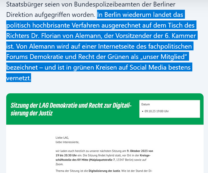 Ich wette mal, dass Madame #Maischberger, 
wenn #Dobrindt heute zu Gast ist,
die interessante Vita vom Berliner Richter, 
entweder nicht kennt oder nicht ansprechen wird !

Gleiches gilt für den Markus #Lanz 

So richtig ÖRR-typisch. 💚 🙈🙉
