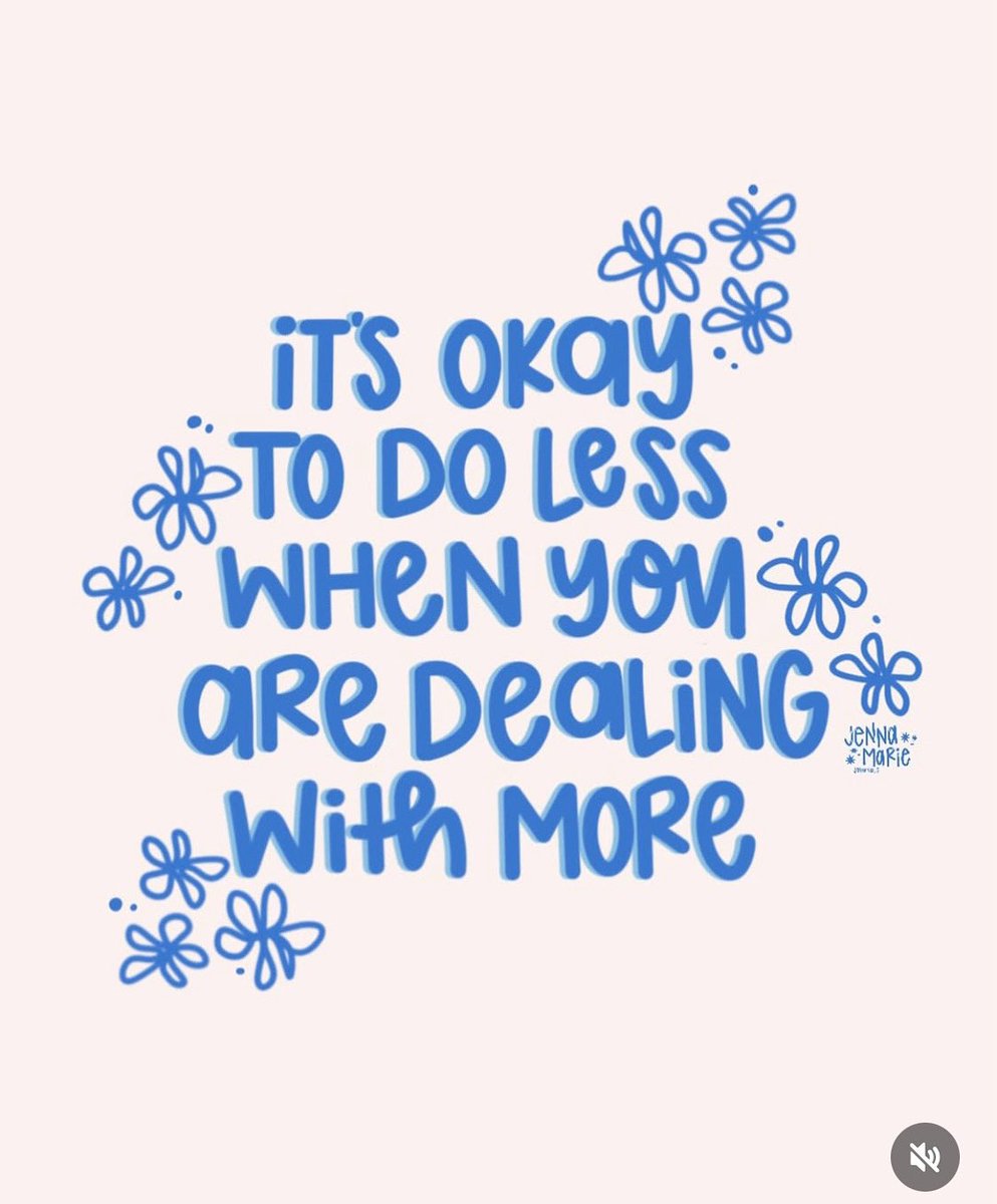 It’s okay to do less when you’re dealing with more

Image: instagram.com/jennamariejour…