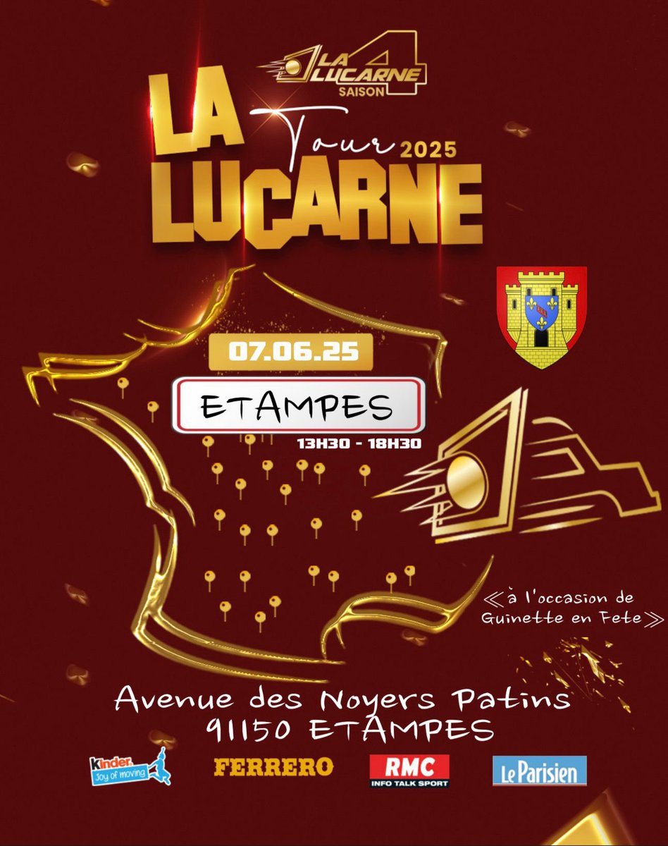 La Lucarne Officielle (@lalucarneoff) on Twitter photo đ On dĂ©barque Ă  Ătampes ce 7 juin de 13h30 Ă  18h30
đ Avenue des Noyers Patins, 91150 Ătampes
Viens dĂ©fier la lucarne la plus connue du monde đŻ et tente de dĂ©crocher ta place pour la finale du 30 aoĂ»t đ„
On tâattend đȘ
#LaLucarne #Football #Challenge đ On dĂ©barque Ă  Ătampes ce 7 juin de 13h30 Ă  18h30
đ Avenue des Noyers Patins, 91150 Ătampes
Viens dĂ©fier la lucarne la plus connue du monde đŻ et tente de dĂ©crocher ta place pour la finale du 30 aoĂ»t đ„
On tâattend đȘ
#LaLucarne #Football #Challenge