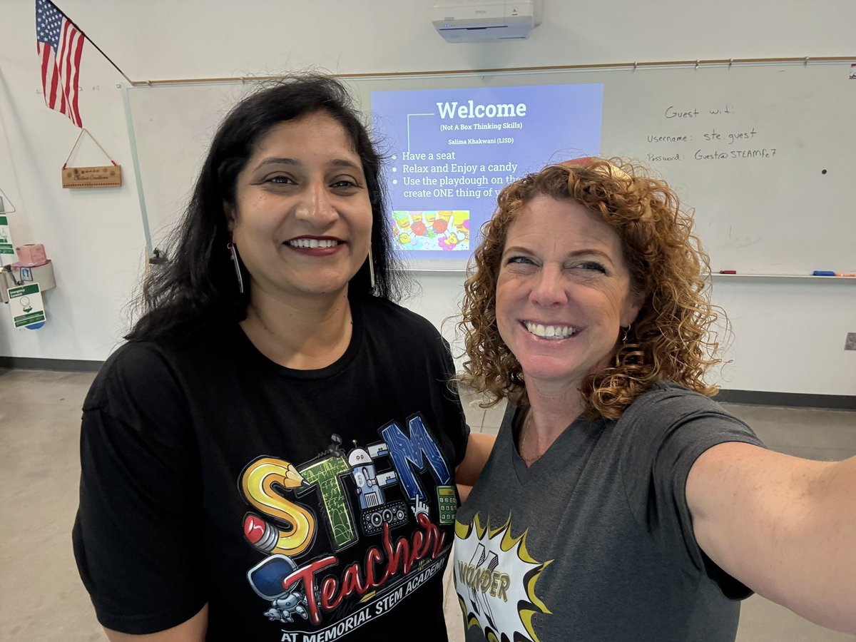 So proud of this gal- stepping out and being a leader!! #LISDstem #S3NTX25