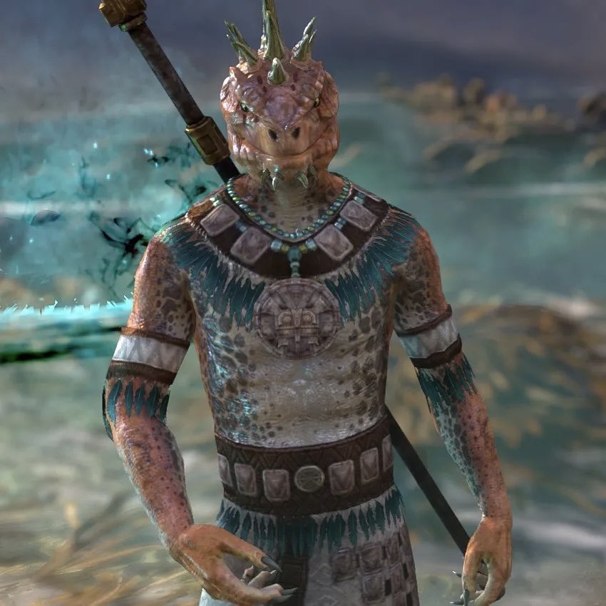 DamanMills's tweet photo. The newest update of @TESOnline is live, and I’m excited to share that I got to do some voice work on this batch! 

You can hear me as the voice of Tlaali-Haas, Skorkhif, and Tomarion. 📜🦎 Grateful for such a fun opportunity! 🙏✨

#TheElderScrollsOnline https://t.co/yJB31Z5mHA