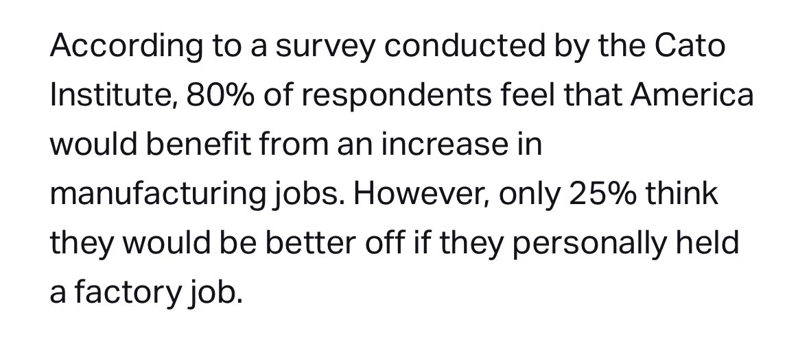 I’m obviously preaching to the choir, but the grift has always been about *other people* making the sacrifices