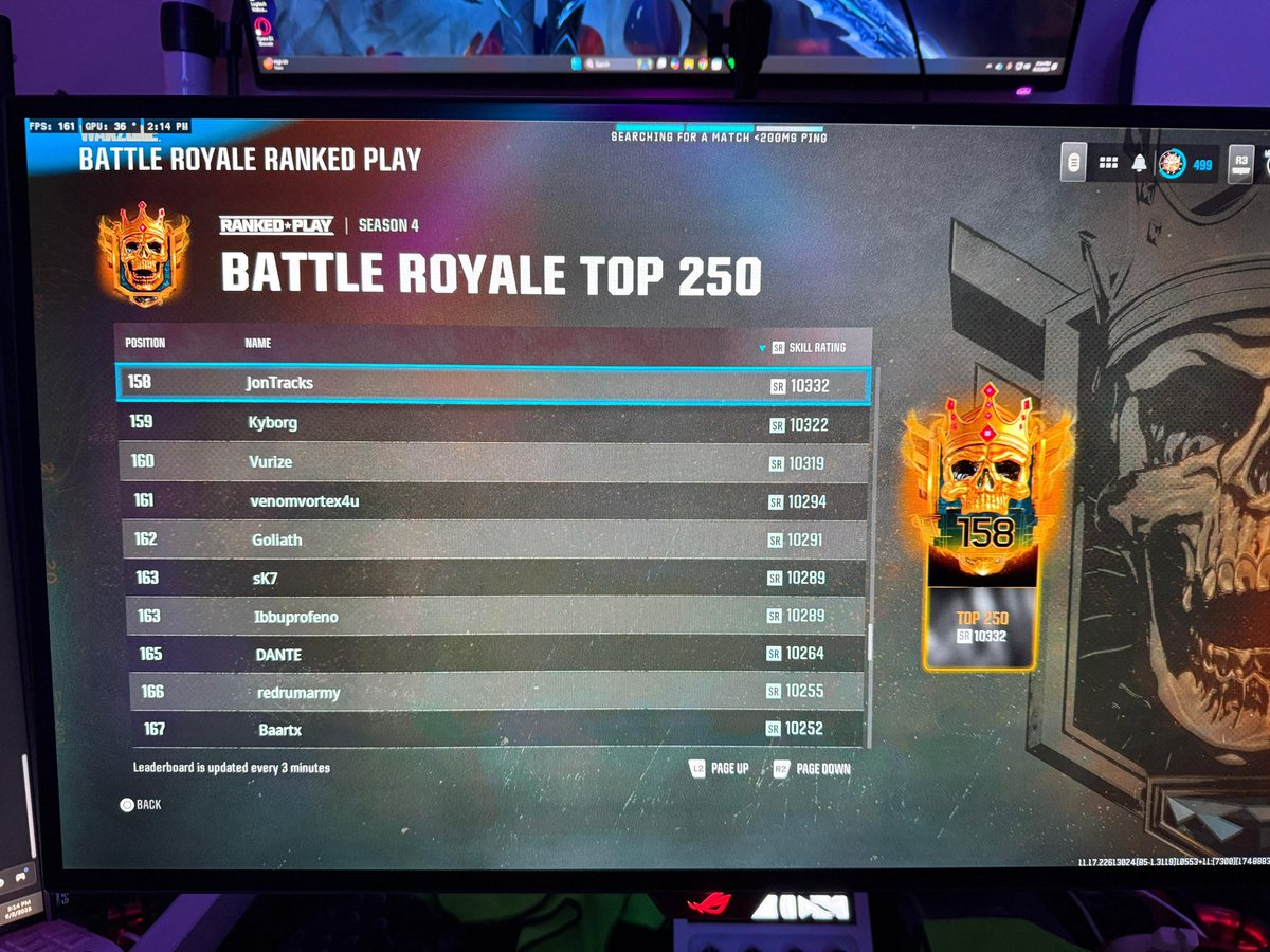 Otra vez tenemos al primer dominicano en subir a top 250 en la Season 4. 🐐 #TryonTop