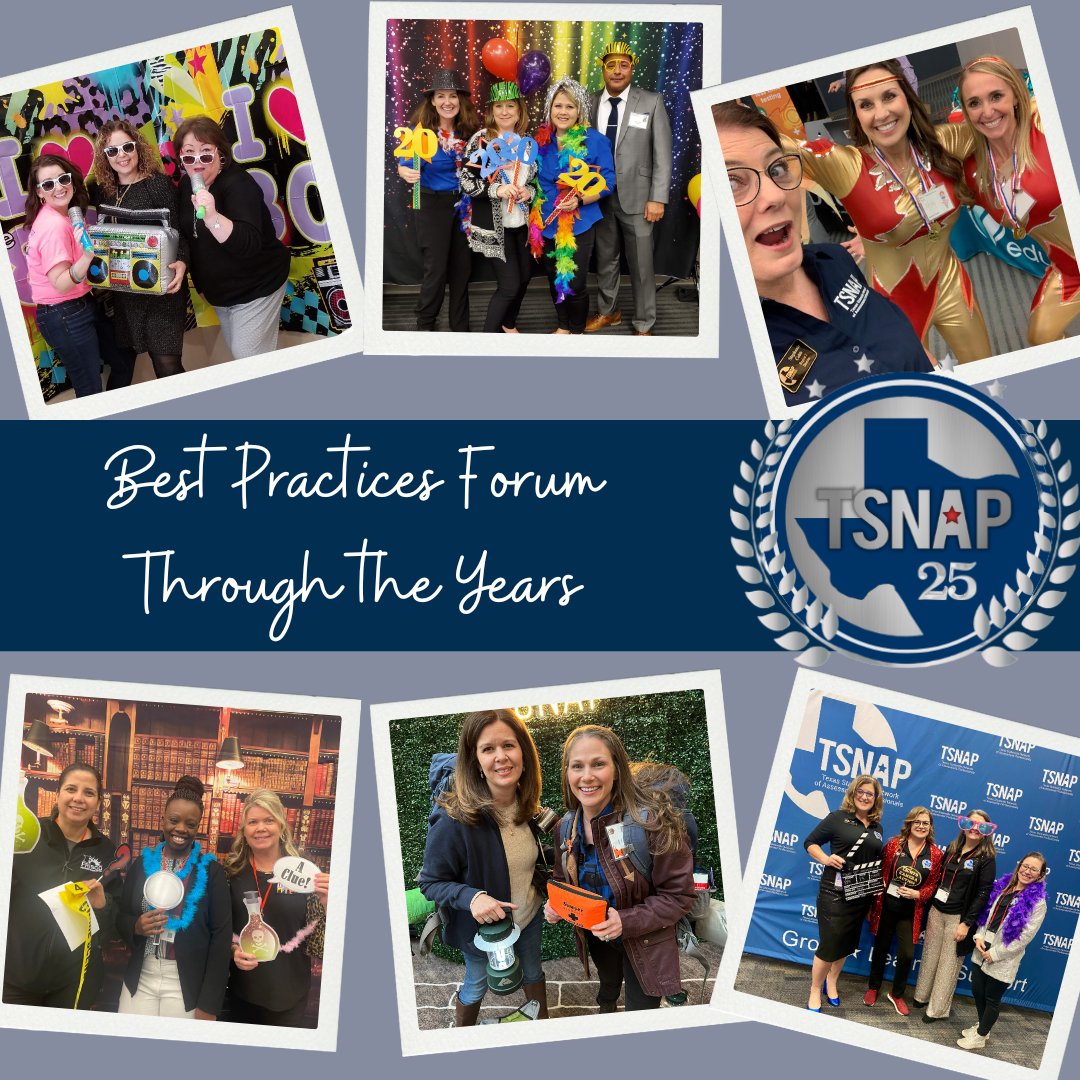 Take a look back at TSNAP members at Best Practices Forum through the years. Do you remember any of these faces or events? Whether you are a new TSNAP member or a seasoned TSNAP veteran, we hope you're enjoying our look back at #25YearsOfTSNAP!