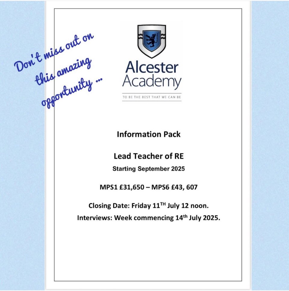 Alcester Academy (@alcesteracademy) on Twitter photo See our website for details of this exciting position <a href="/AlcesterAcademy/">Alcester Academy</a> alcesteracademy.org.uk/academy-inform… See our website for details of this exciting position <a href="/AlcesterAcademy/">Alcester Academy</a> alcesteracademy.org.uk/academy-inform…