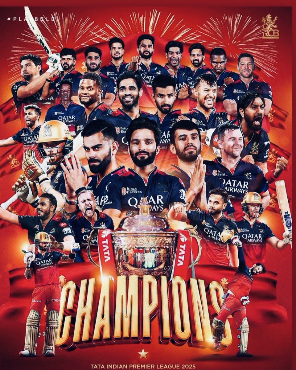 Chandrakant Singh (@c_ksingh) on Twitter photo Well done .. finally #final .. <a href="/RCBTweets/">Royal Challengers Bengaluru</a> <a href="/imVkohli/">Virat Kohli</a> .. it’s due from lost 17 years .. #IPLFinals Well done .. finally #final .. <a href="/RCBTweets/">Royal Challengers Bengaluru</a> <a href="/imVkohli/">Virat Kohli</a> .. it’s due from lost 17 years .. #IPLFinals