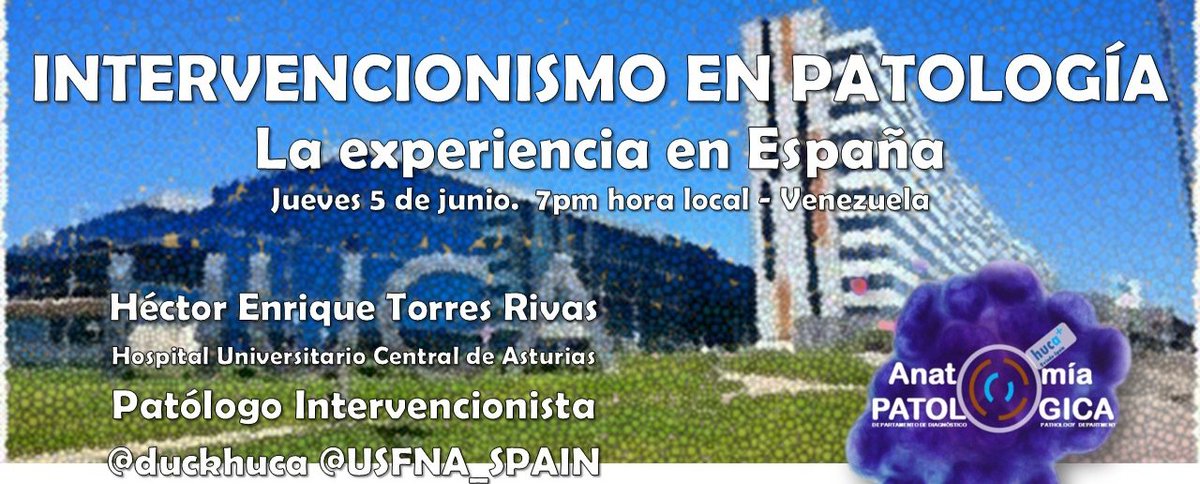 Interventional Ultrasound for Pathologists (@usfna_spain) on Twitter photo 🙏🏽 Gracias a la <a href="/SoDoPat/">Sociedad Dominicana de Patología SODOPA Inc.</a>, y en especial a mi compañera de promoción la Dra Sandra Romero <a href="/iheartpath/">iheartpath</a> por permitirme ser parte de esta iniciativa docente.
🗣️ Conversando sobre Anatomía Patológica.
🗓️ Jueves 5 de junio
🕖 7pm (Caracas /Sto. Domingo).
#LisenToThePathologist #PathX 🙏🏽 Gracias a la <a href="/SoDoPat/">Sociedad Dominicana de Patología SODOPA Inc.</a>, y en especial a mi compañera de promoción la Dra Sandra Romero <a href="/iheartpath/">iheartpath</a> por permitirme ser parte de esta iniciativa docente.
🗣️ Conversando sobre Anatomía Patológica.
🗓️ Jueves 5 de junio
🕖 7pm (Caracas /Sto. Domingo).
#LisenToThePathologist #PathX