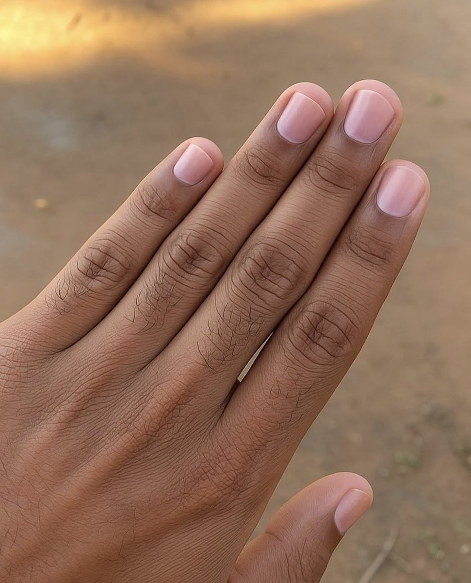 By my hand, you can tell who I am.