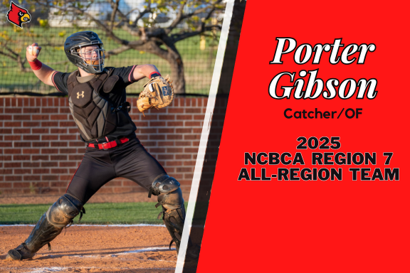 Congrats to Porter Gibson on being selected to the NCBCA Region 7 "All Region" Team!!!  Great job Porter, keep up the hard work!!

<a href="/PorterGibson11/">Porter Gibson</a>