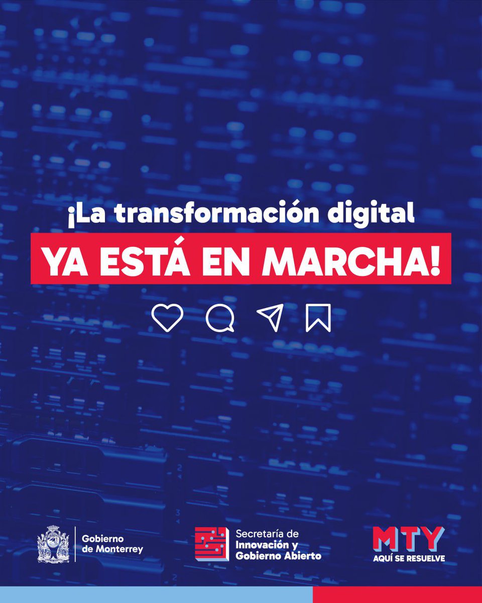 Trabajamos para transformar Monterrey con soluciones más inteligentes. #AquíSeResuelve