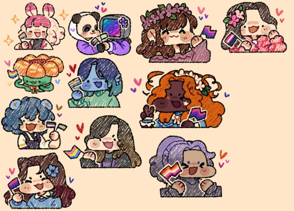 i love drawing gay little people (they are getting progressively bigger for some reason?)