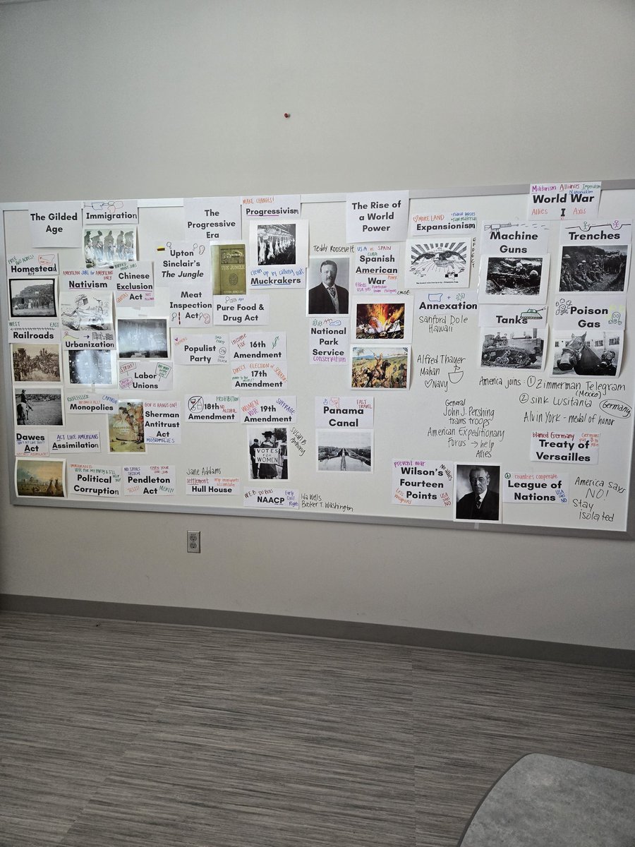 Teaching a new to me course for summer school, so of course I had to make a word wall! Blessed with a great group of kiddos who are working hard to pass the EOC! #summerschool #americanhistory #EOCprep