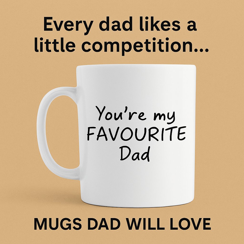 WeDoMugs's tweet photo. Shop the Father's Day collection now → https://t.co/KdVETCi0BJ
 #FathersDayGifts #DadApproved #FavouriteChild #WeDoMugs #GiftsForHim #Dad #FathersDay #HappyFathersDay #DadMugs #FathersDayGifts #FathersDayMug #Mug #Gift #Presents https://t.co/nLJyOZZo2i