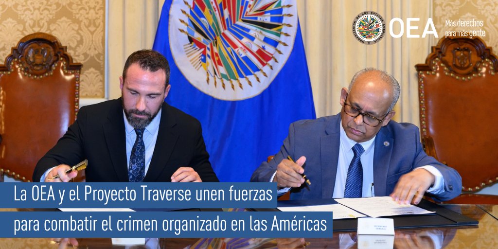 La #OEA y el Proyecto Traverse unen fuerzas para combatir el crimen organizado en las Américas

📸oas.org/es/centro_noti…