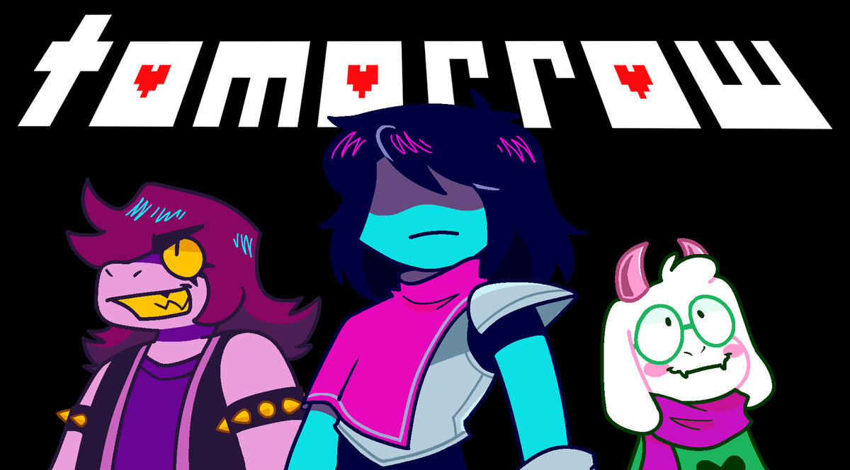 ITS TOMORROW!!! TOMORROW IS DELTARUNE!!!! DELTARUNE TOMORROW!!!!
#DELTARUNE #deltarunetomorrow